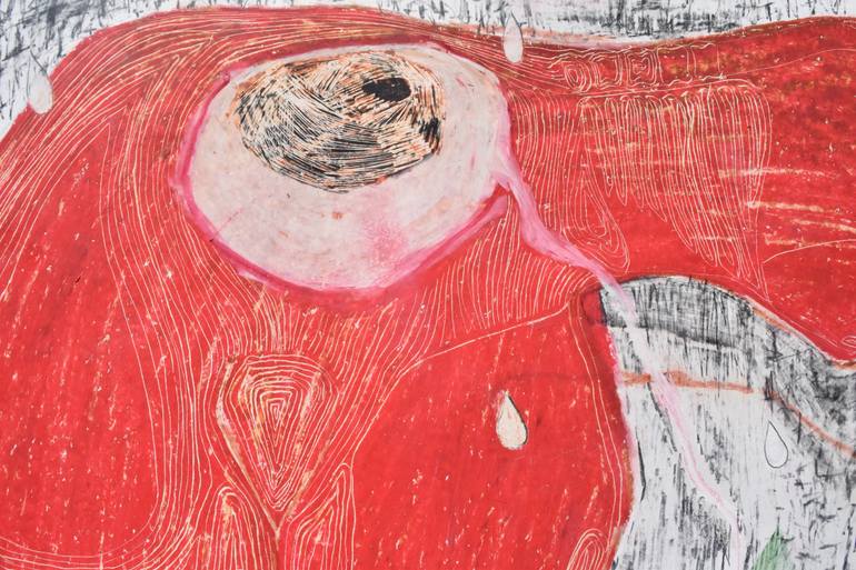 Original Abstract Women Drawing by Bojana Torlak