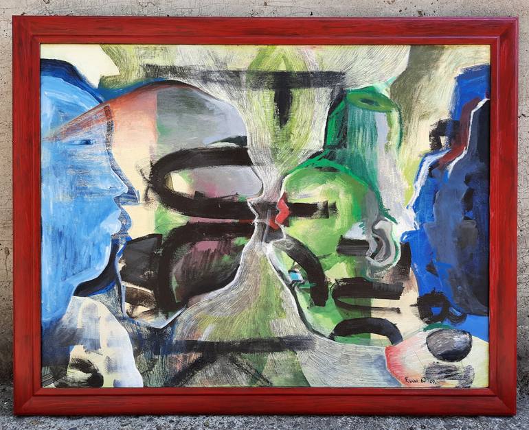 Original Abstract Expressionism Abstract Painting by Bojana Torlak