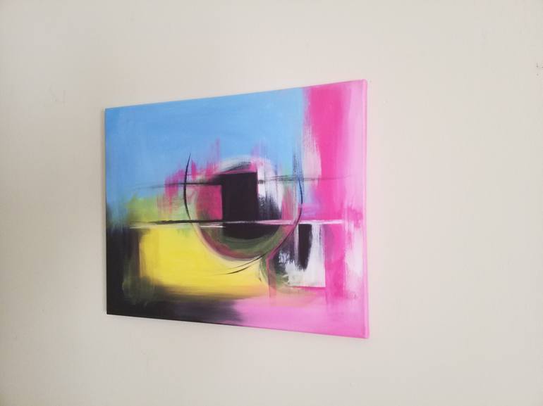 Original Abstract Painting by Komla Adjaka