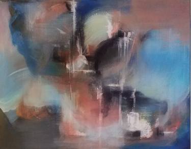 Original Abstract Expressionism Abstract Paintings by Komla Adjaka