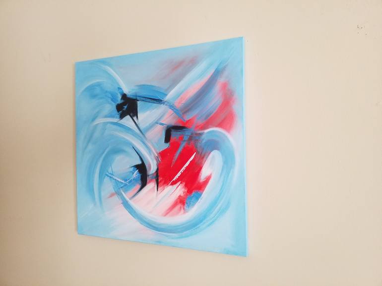 Original Abstract Painting by Komla Adjaka