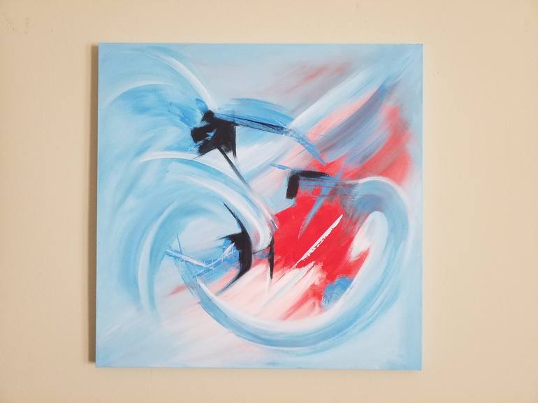 Original Abstract Painting by Komla Adjaka