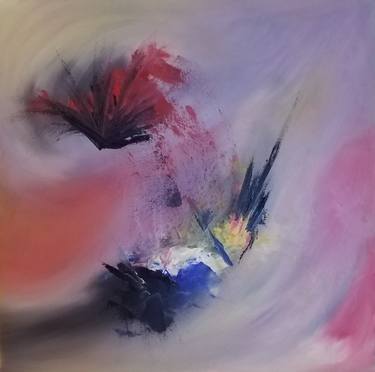 Original Abstract Nature Paintings by Komla Adjaka