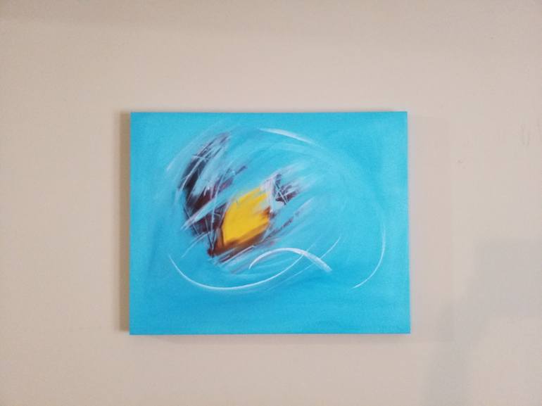 Original Abstract Painting by Komla Adjaka