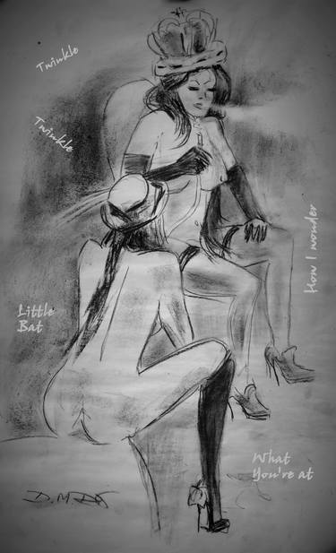 Original Expressionism Erotic Drawings by David Dent
