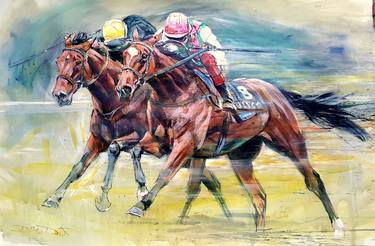 Original Sport Paintings by David Dent