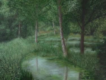 Print of Impressionism Nature Paintings by Peter Heij