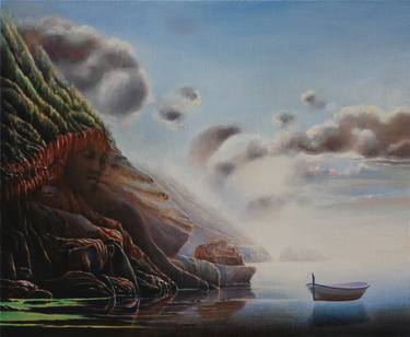 Print of Seascape Paintings by Alain Amar