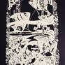 Children have endless amount of imagination.
This is hand-cut artwork from a single piece of paper. 

*This artwork is categorized in installation. It is a 2D paper art.
**A frame is not included.