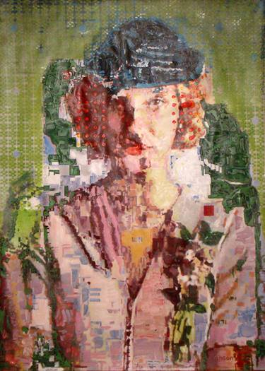 Original Abstract Expressionism Women Paintings by Malo VANSON