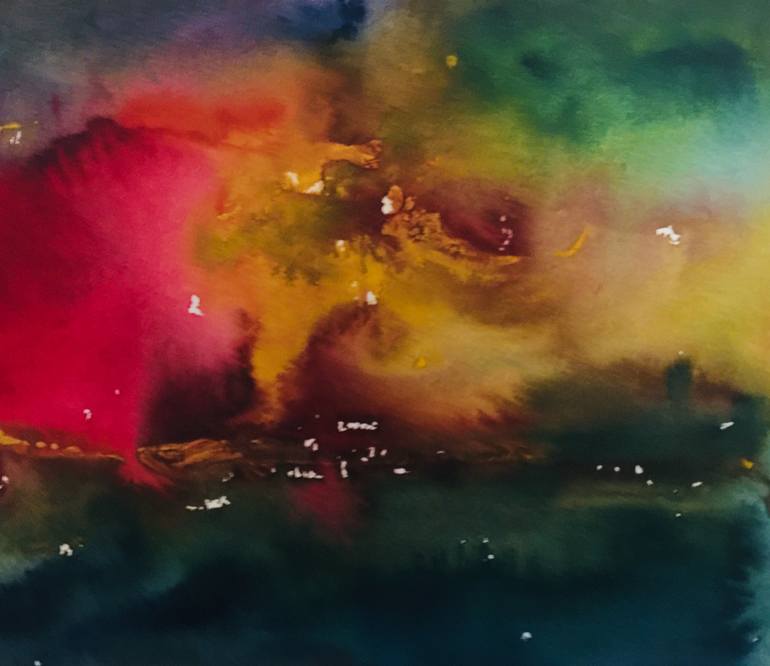 Original Abstract Landscape Painting by Chris Owen