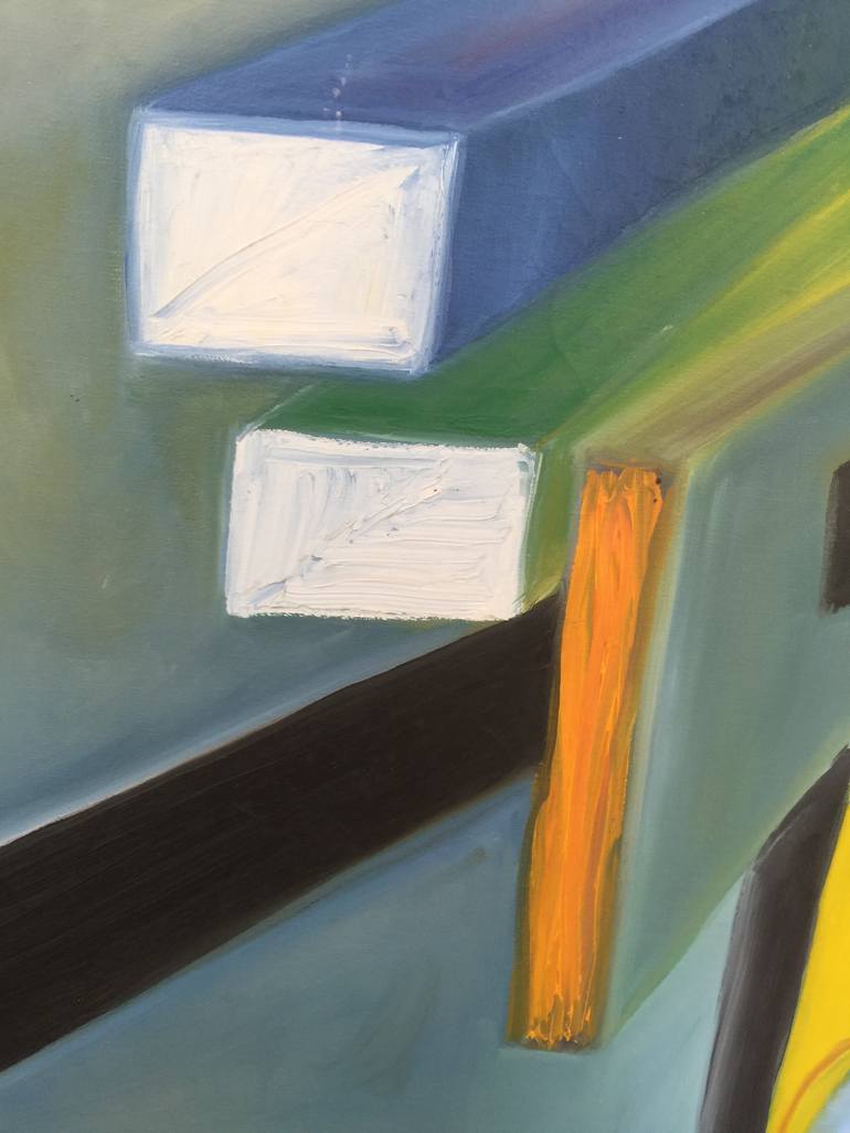 Original Abstract Geometric Painting by Chris Owen