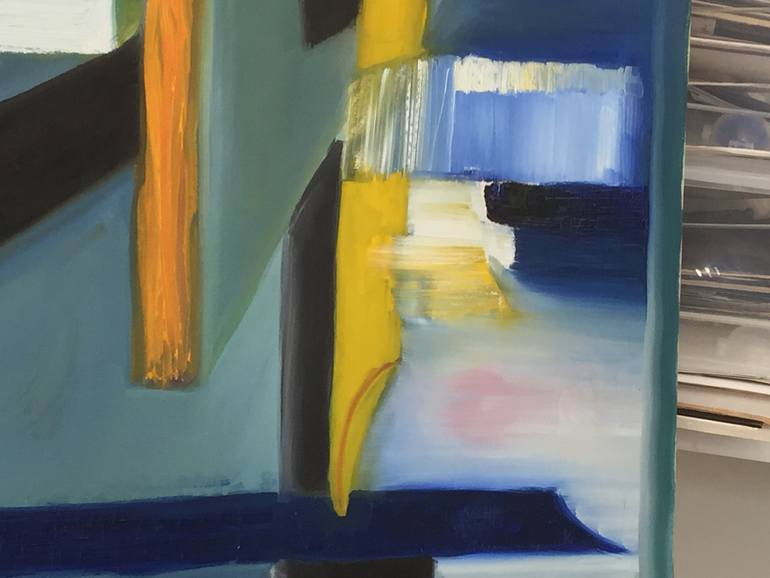 Original Abstract Geometric Painting by Chris Owen