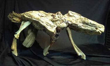 Original Abstract Expressionism Animal Sculpture by Fred Cumberland