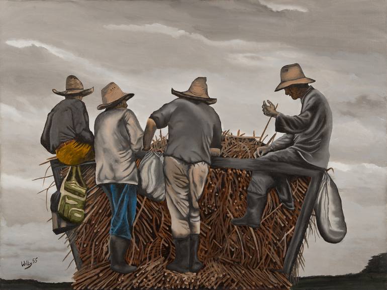 Cane Farmers Painting by Will Schumm | Saatchi Art