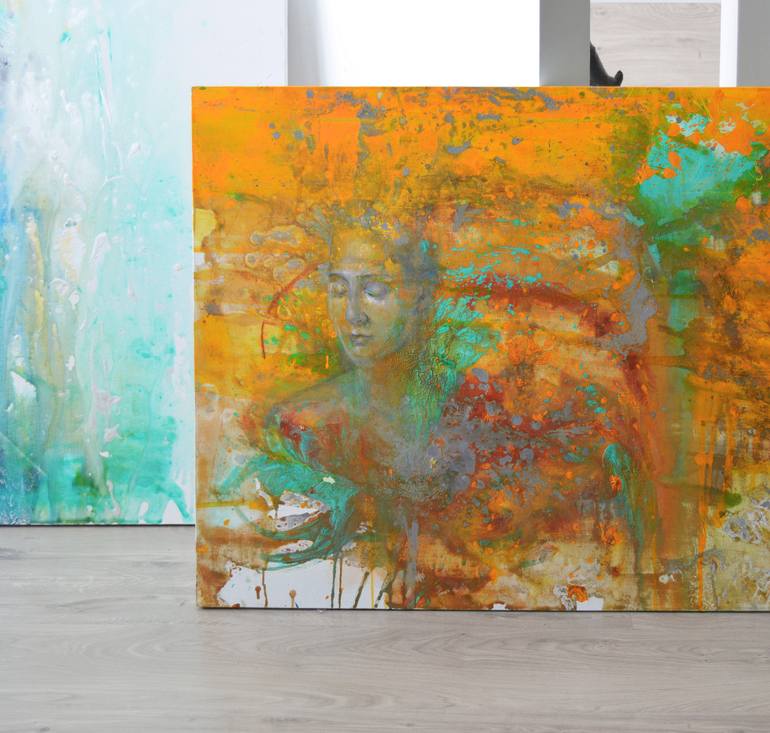 Original Abstract Women Painting by Tanya Moro