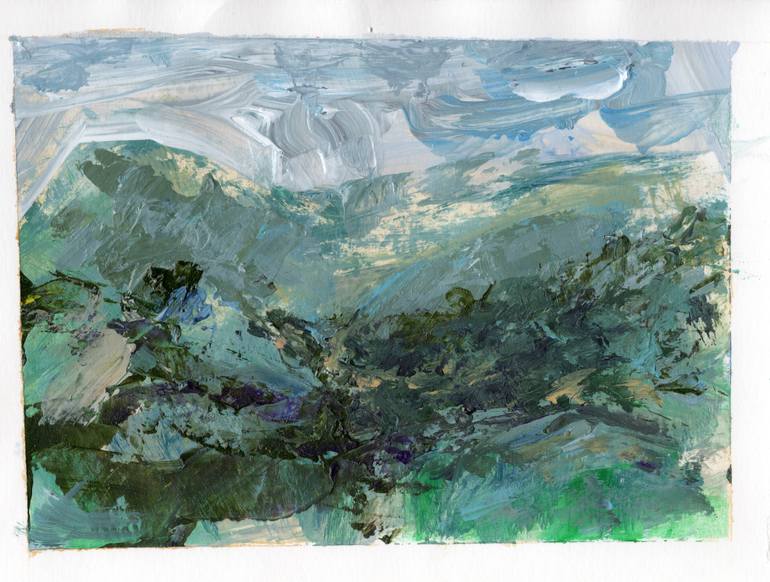Original Impressionism Landscape Painting by Susan Dirende