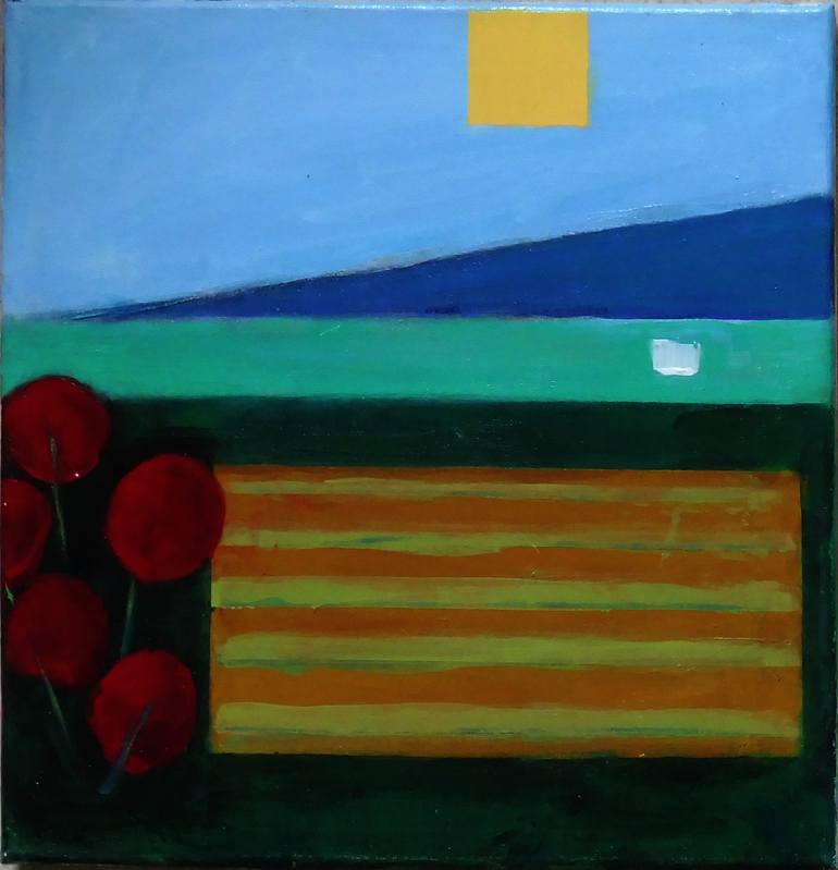 Original Abstract Landscape Painting by Susan Dirende