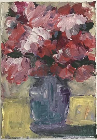 Original Impressionism Floral Paintings by Susan diRende
