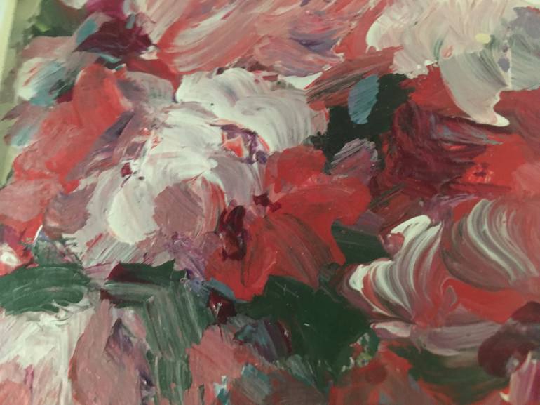 Original Impressionism Floral Painting by Susan diRende