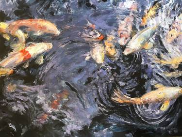 Original Realism Fish Paintings by Richard Nederlof