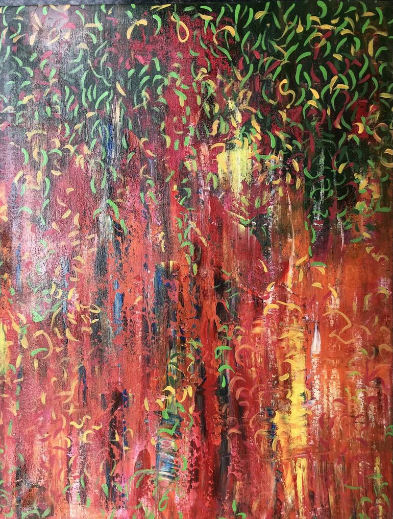 Original Abstract Expressionism Abstract Painting by Shelja arts