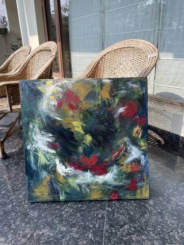 Original Abstract Expressionism Abstract Paintings by Shelja arts