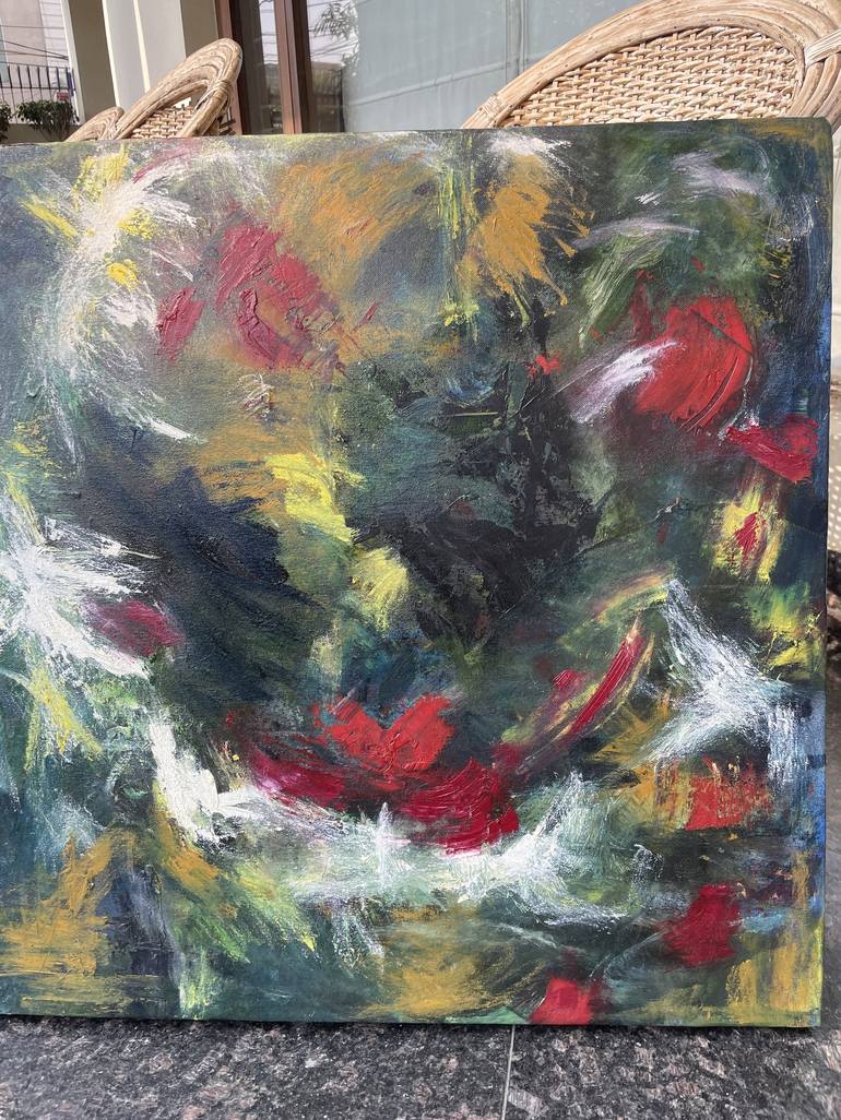 Original Abstract Expressionism Abstract Painting by Shelja arts