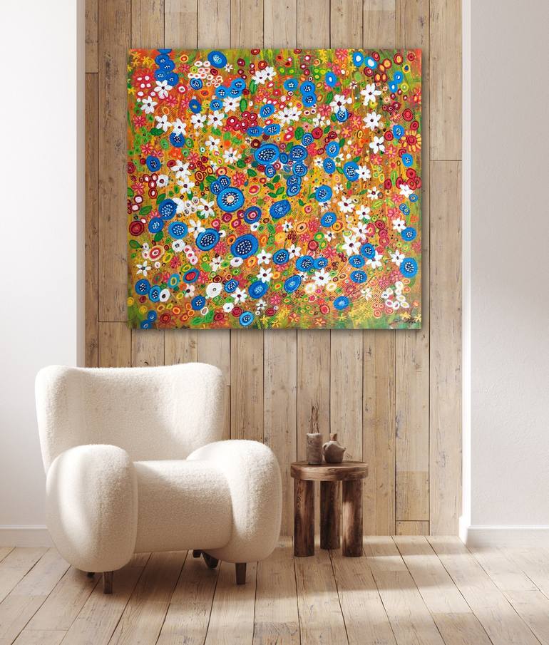 Original Abstract Expressionism Abstract Paintings by Shelja Garg