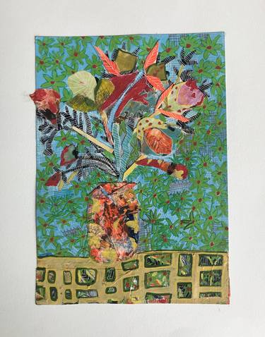 Print of Abstract Botanic Collage by Shelja arts