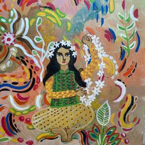 Collection small art on canvas