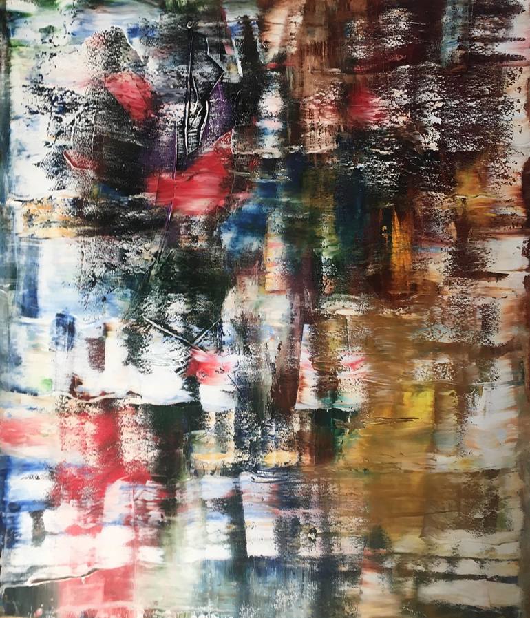 Original Abstract Expressionism Abstract Painting by Shelja Garg