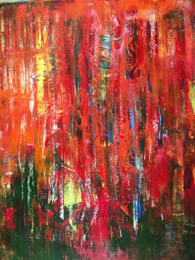 Original Abstract Expressionism Abstract Painting by Shelja Garg