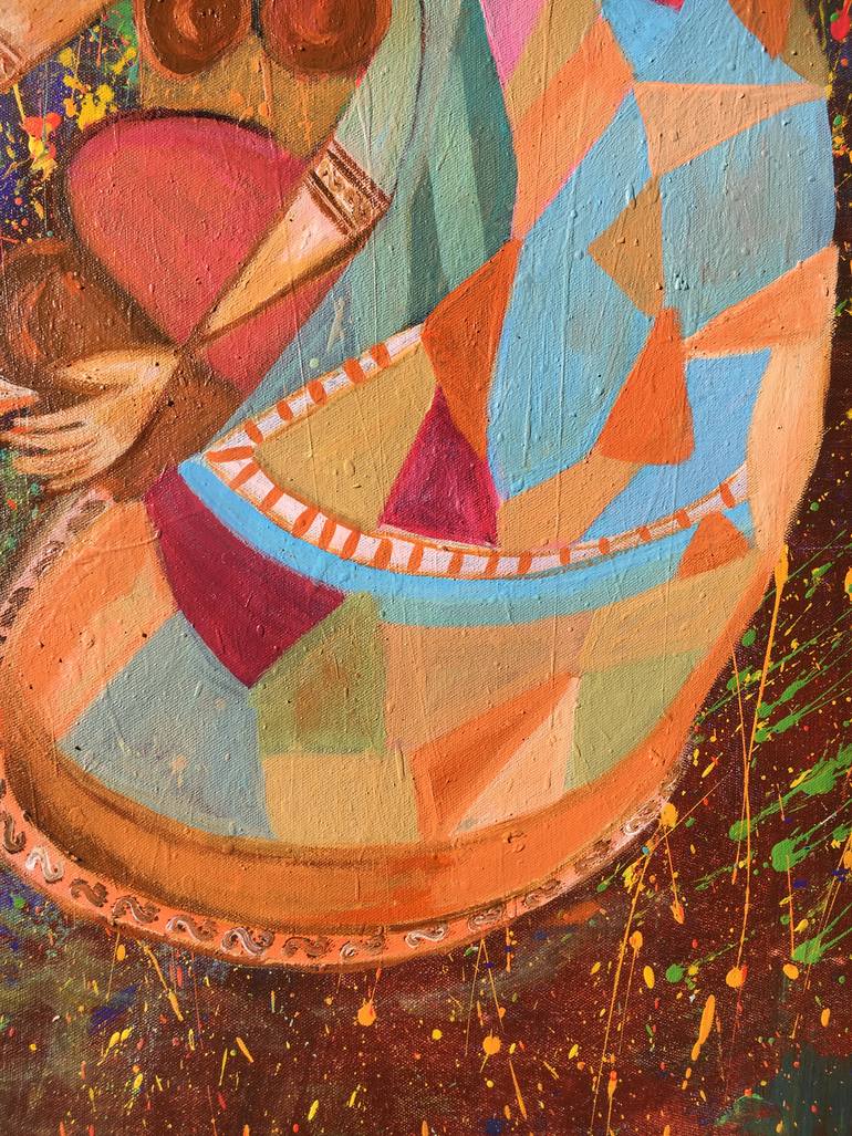 Original Abstract People Painting by Shelja Garg
