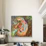 Virtual image of painting in room