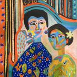 Collection small art on canvas