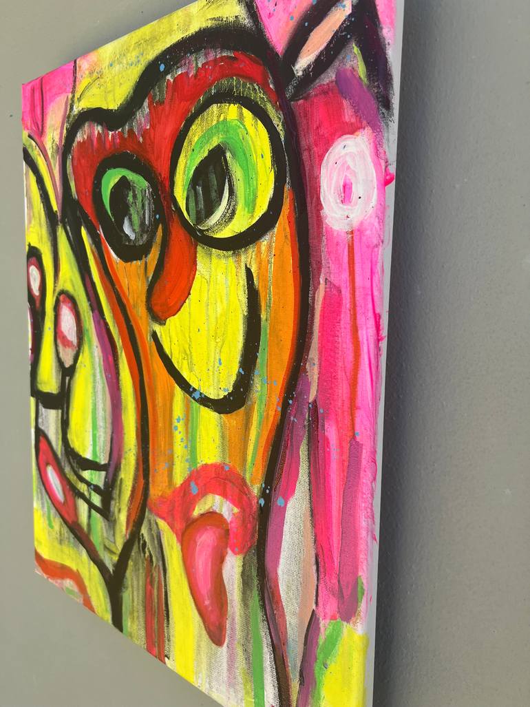 Original Art Deco Abstract Painting by Aubier Torres