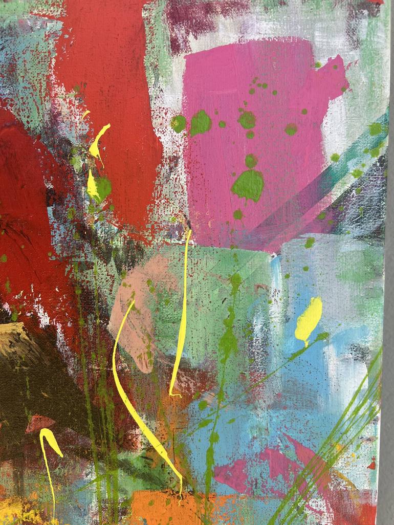 Original Abstract Painting by Aubier Torres