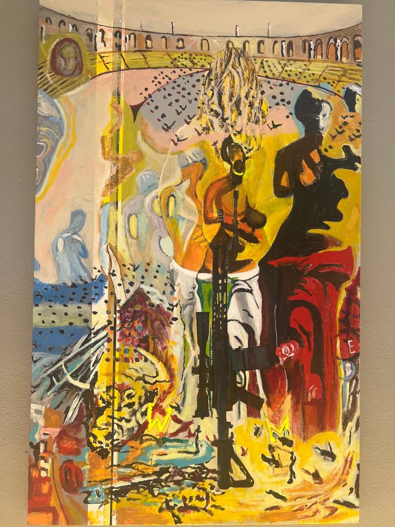 Daly Haullicogenic Toreador Reloaded Original Painting by aubier torres