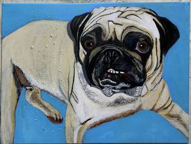 Original Dogs Paintings by Aubier Torres