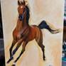Arabian Horses are very gorgeous animal. This painting is 20 x 16 inches in acrylics.