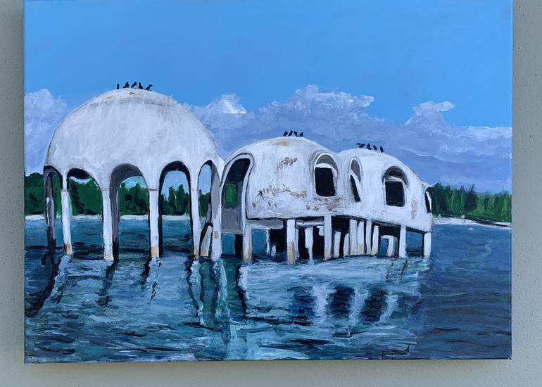 Original Seascape Painting by Aubier Torres
