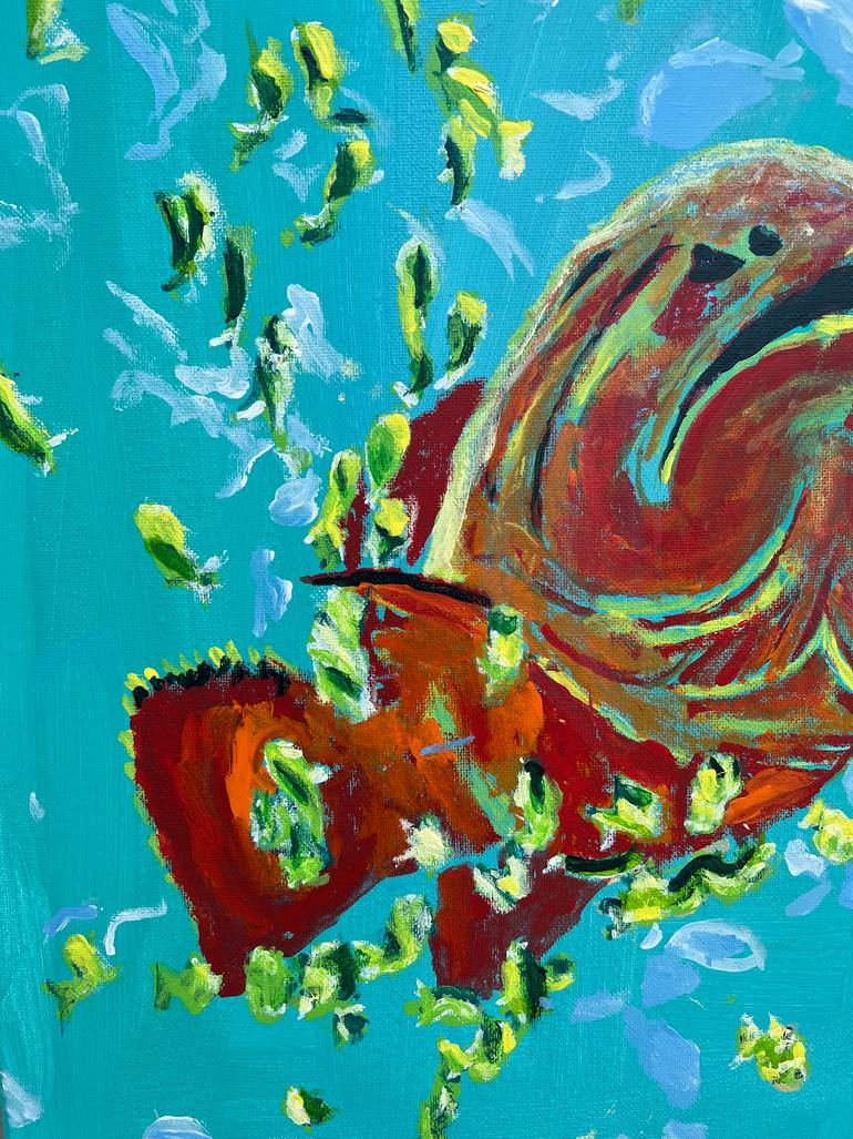 Original Art Deco Animal Painting by Aubier Torres