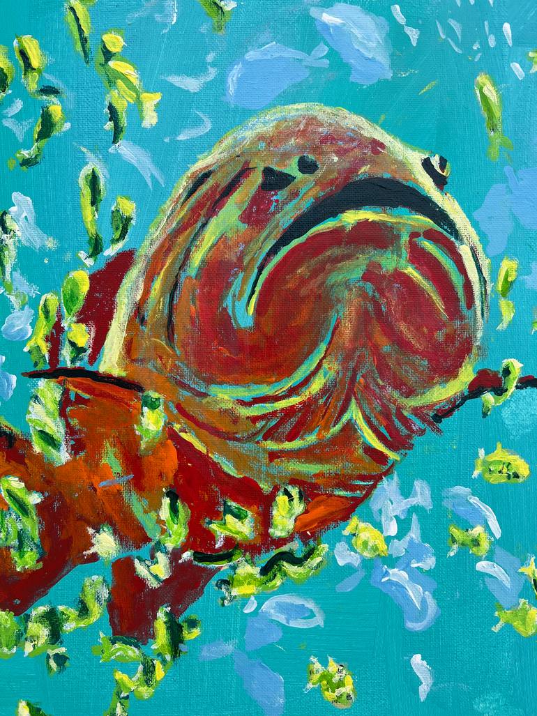 Original Art Deco Animal Painting by Aubier Torres