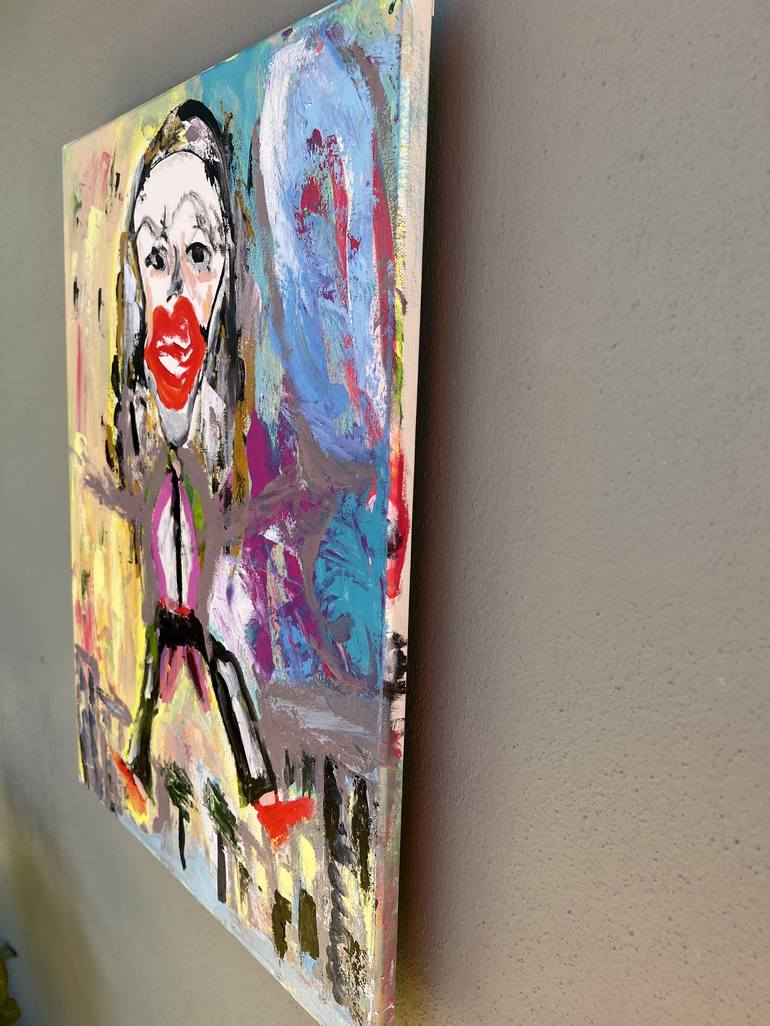 Original Art Deco Abstract Painting by Aubier Torres