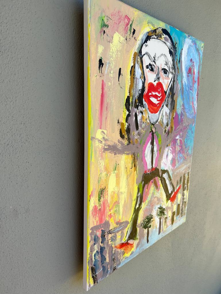 Original Art Deco Abstract Painting by Aubier Torres