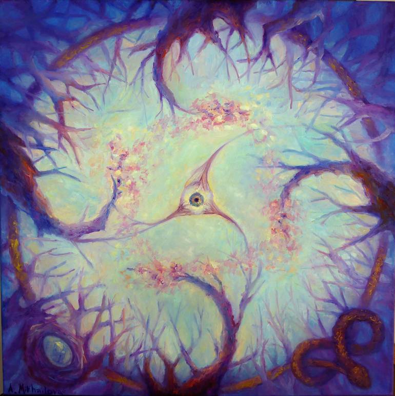 The Tree of Life Painting by Alla Mikhaylova | Saatchi Art