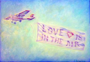 Print of Aeroplane Paintings by Alla Mikhaylova