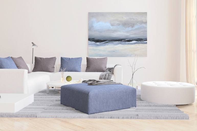 Original Abstract Seascape Painting by Melissa Marquardt