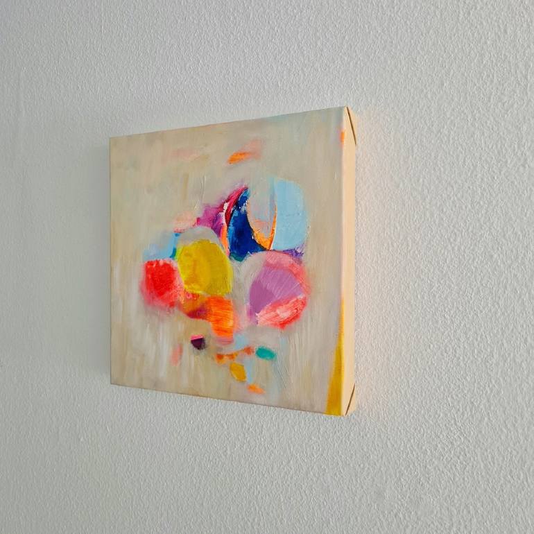 Original Pop Art Abstract Painting by Wioletta Gancarz